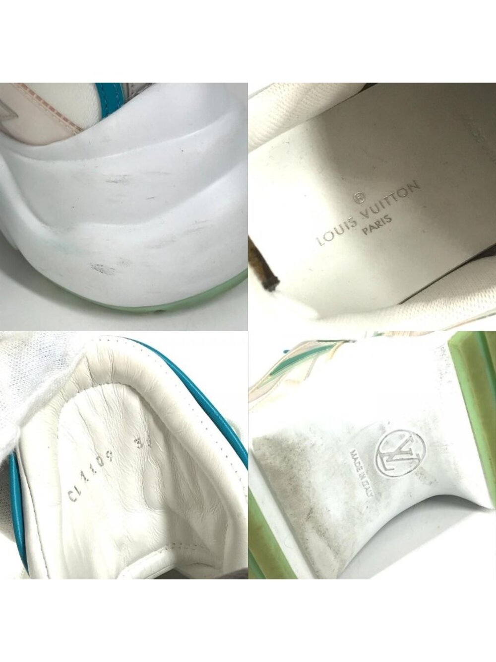 Louis Vuitton Sneakers Akrite Leather White - Picture 8 of 9